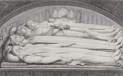 Il Re, il Consigliere, il Guerriero, la Madre e il Bambino nella Tomba, illustrazione da 